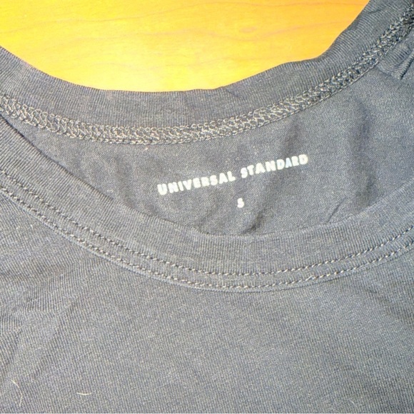 UNIVERSAL STANDARD Sleeveless Tank Top Oversized Black Small - Picture 3 of 3